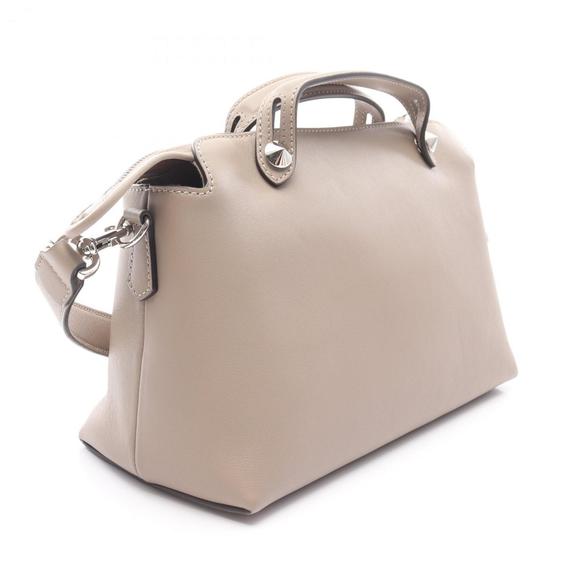 Fendi BY THE WAY MEDIUM Handbag, Leather, Women's, Beige, 8BL146 1D5 - Picture 2 of 5